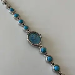 Disney TIME WORKS ターコイズ腕時計