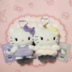 BLACKPINK ジス ハローキティぬいぐるみ キーホルダー パープル