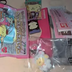 ポムポムプリン めじるしアクセサリー ふわふわスノー（他2点）