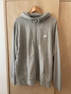 NIKE フルジップパーカー グレー XXL