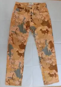 メンズ　パンツ　馬柄迷彩　馬柄カモフラ　日本製