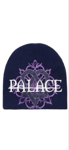 Palace ニット帽 ネイビー