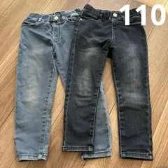 女の子 パンツ ボトムス デニム 110 セット