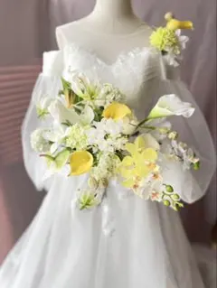 ウェディングブーケ✳︎ブートニア✳︎W.Yコチョウラン