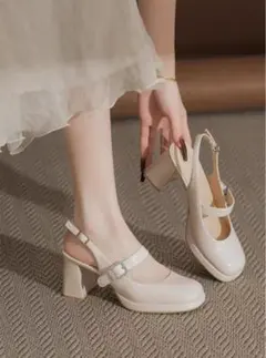 【GRL】ビジューストラップエナメルパンプス [gd1719]のサムネイル