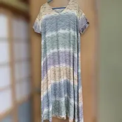 着物リメイク❗️訪問着〜／フレアーシルエットワンピース/ロングワンピース