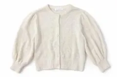 quaranciel テープヤーン　クルーネックカーディガン