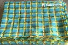 生地　ウール混（？)約150×200㎝