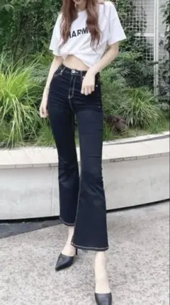 GYDA H/W ワンウォッシュフレアパンツのサムネイル