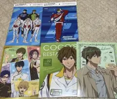 Free! 真琴　ロッテ　ココス　ローソン　クリアファイルセット