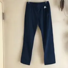 adidas レディース　ネイビー ジャージ パンツ M 裏起毛