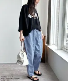 デニム カジュアルパンツ