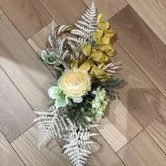 造花アレンジメント 金色装飾　ウェディング