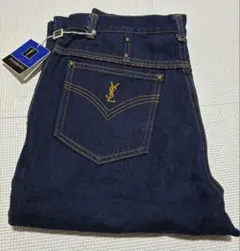 【新品タグ付】イヴサンローラン YSL ヴィンテージ デニム 46 日本製のサムネイル