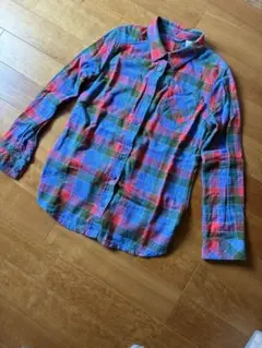 L.L.Bean チェックネルシャツ　キッズXL18 日本サイズS〜M相当