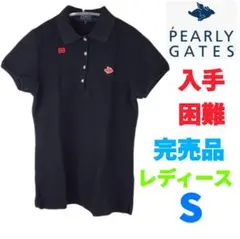 最終値下 入手困難 綿麻 パーリーゲイツ レディース ポロシャツ S 