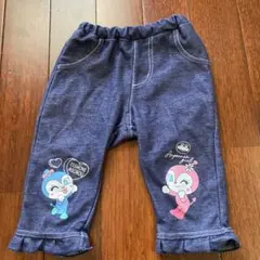 ドキンちゃんプリント　デニム風パンツ