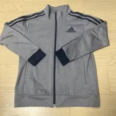 adidas ジップアップジャケット 150サイズ グレー