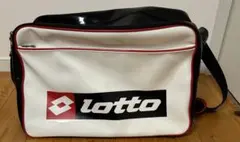 Lottoエナメルバッグ　中古　サッカー　ショルダーバック