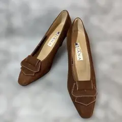 ✨未使用級✨DIANA ブラウン スエード ハイヒールパンプス 23.5cm