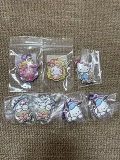 サンリオ　ラバーキーホルダー 7個セット　食玩