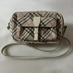 BURBERRY ショルダーバッグ　ノバチェックピンク