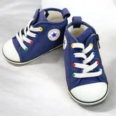 コンバース ベビー 13cm ハイカット スニーカー ネイビー オールスター