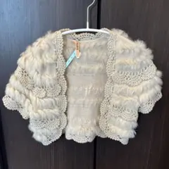 ファーボレロ　フォーマル　パーティ　結婚式