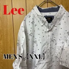 TT22【US輸入】Lee(リー)　半袖シャツ【メンズXXL】ホワイト