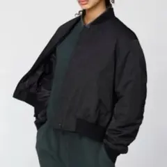 UNIQLO C ボマージャケット　ブラック　Mサイズ