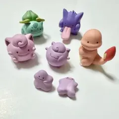 へんしん！メタモン フィギュア ガチャ ゲンガー ヒトカゲ フシギダネ プリン