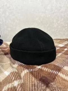 黒 ロールキャップ