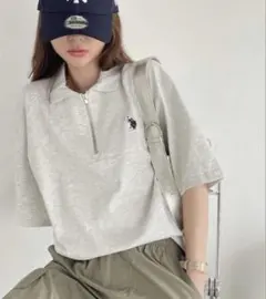 ミ*ィ様 美品　POLO U.S.POLO ASSN ハーフジップ ポロシャツのサムネイル