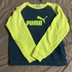 PUMA トレーナー 160サイズ ネイビー/イエロー