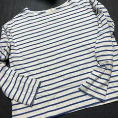 earth music&ecology ボーダー長袖Tシャツ M