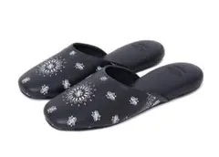 BANDANA SLIPPERS M(25.5㎝) BLACK スリッパのサムネイル
