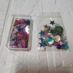 スパンコール セット 猫 星 貝殻 ハンドメイド 素材