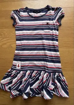 RALPH LAUREN 半袖 ストライプ ワンピース 120cmのサムネイル