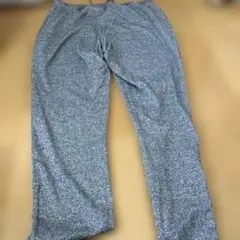 ユニクロ　ソフトニットジャージーセット　ズボンのみ　グレー　レディース　XXL