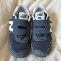 New Balance 400 ネイビー 17.5cm 美品中古訳あり