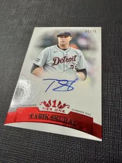 【希少・直筆サイン】Topps Tier One ターリク・スクーバル 15シリ