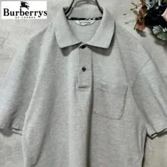 Burberrys バーバリーズ 半袖ポロシャツ 胸ポケット グレーのサムネイル
