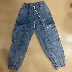 ENAMOR カーゴパンツ ♩¨̮M ・デニムブルーLTXC