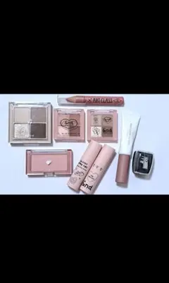 rom&nd / &nd by 他 ローズ・くすみピンク系 コスメ8点セット