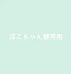 ぽこちゃん様専用