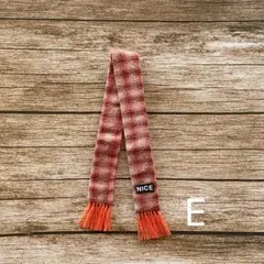 JANAYA ハンドメイド　オビツ11服　マフラー　E 赤色　翌日発送