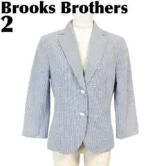 【美品】 Brooks Brothers 7分袖テーラードジャケット 2のサムネイル