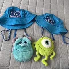 モンスターズ・インク 帽子とぬいぐるみバッグセット