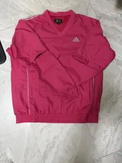 adidas メンズ ナイロンジャケット ピンク M