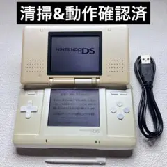 mf【清掃&動作確認済】Nintendo DS 初代 ピュアホワイト本体